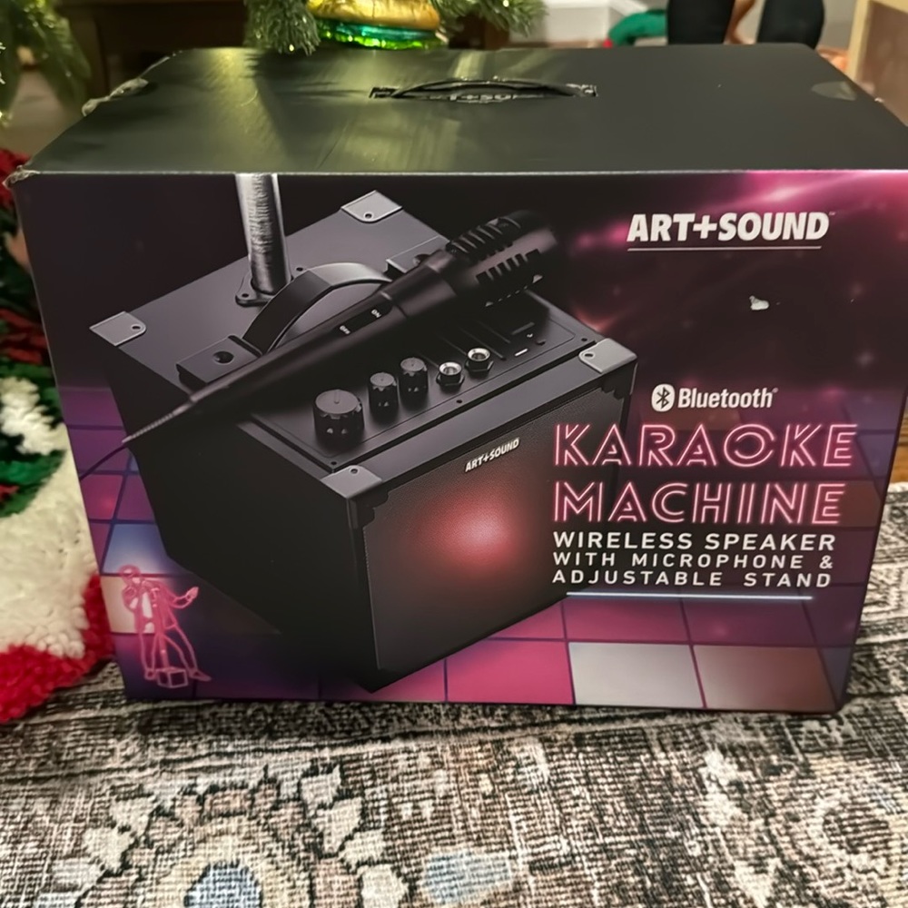 New Art + Sound Bluetooth Karaoke Machine Wireless Speaker